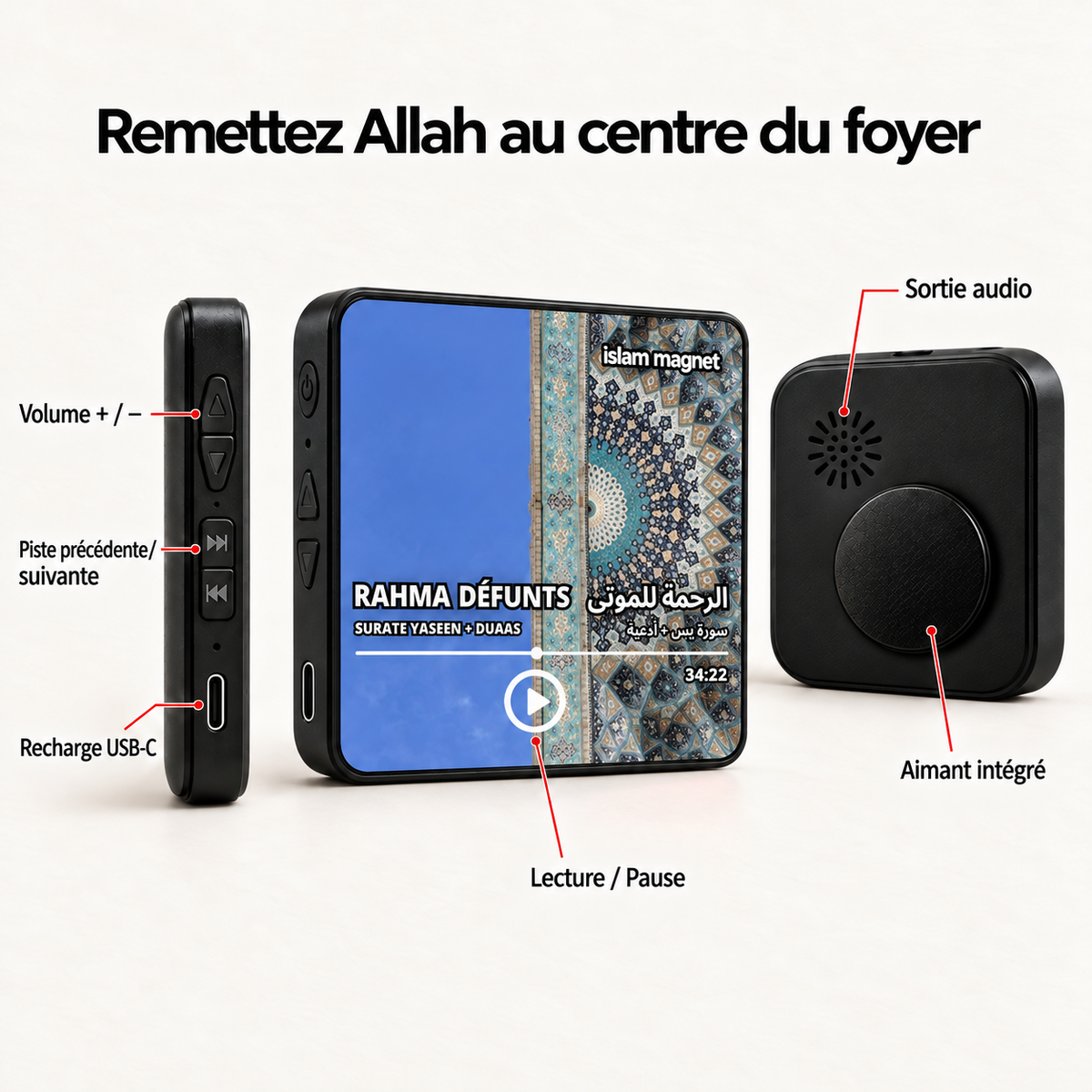 Magnet RA7MA - Invocation pour nos Défunts.